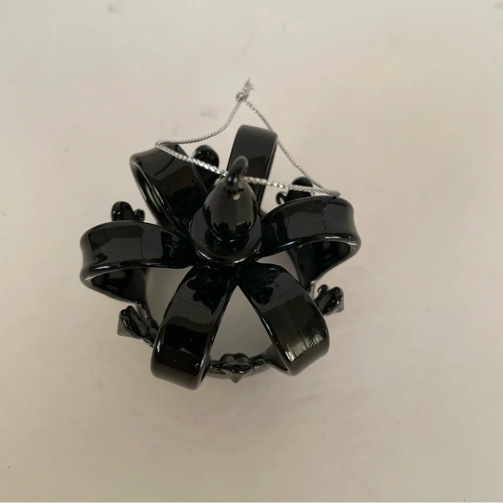 West Elm Gray Crown Christmas Ornament